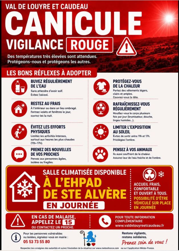 vigilance rouge canicule