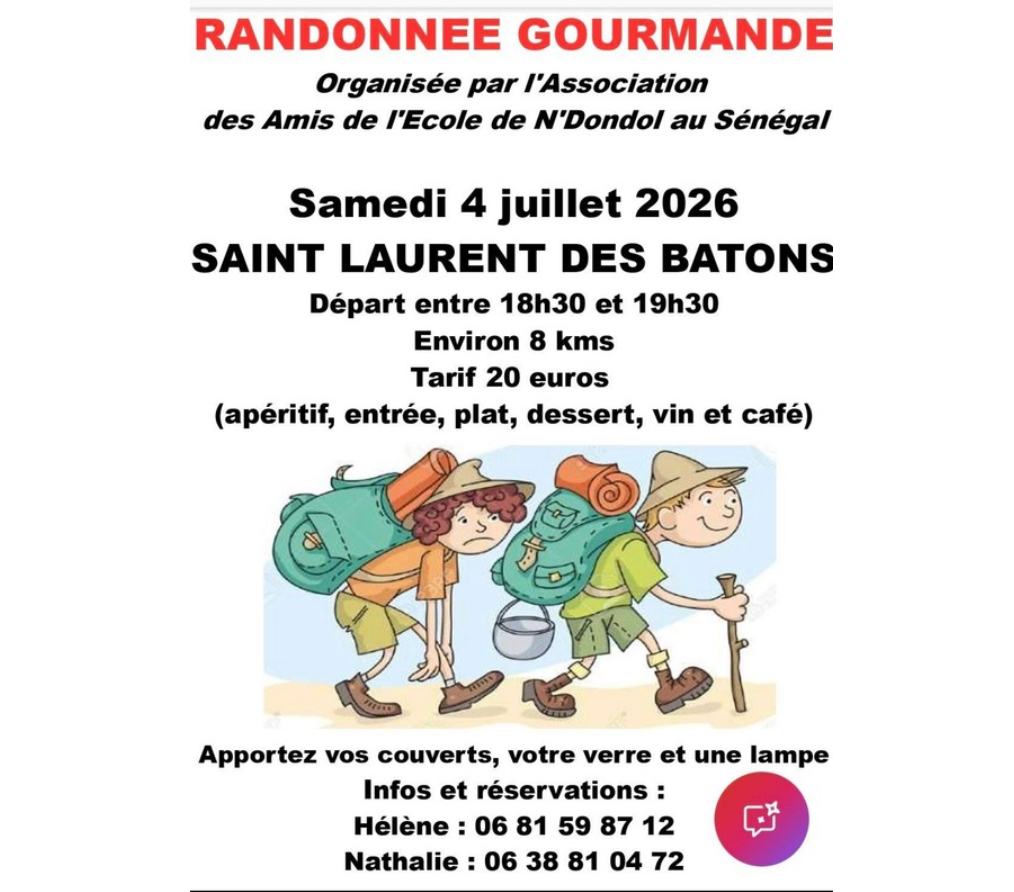 rando gourmande 4 juillet