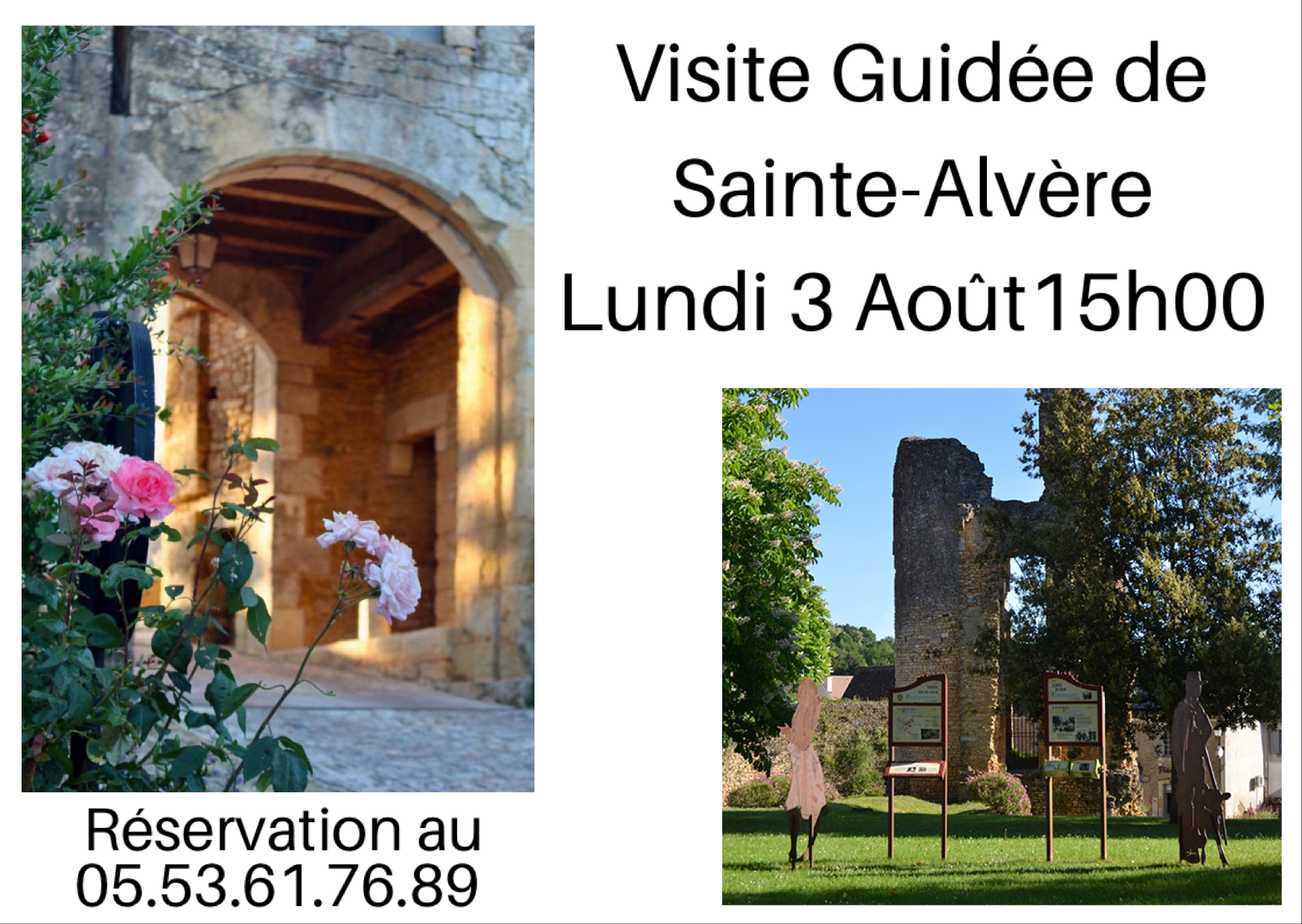 Visite guidée de SainteAlvère